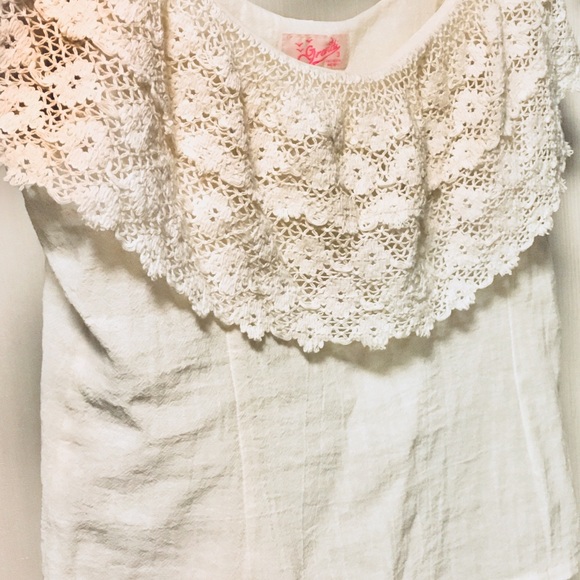 Off shoulder crocheted top - Picture 2 of 6